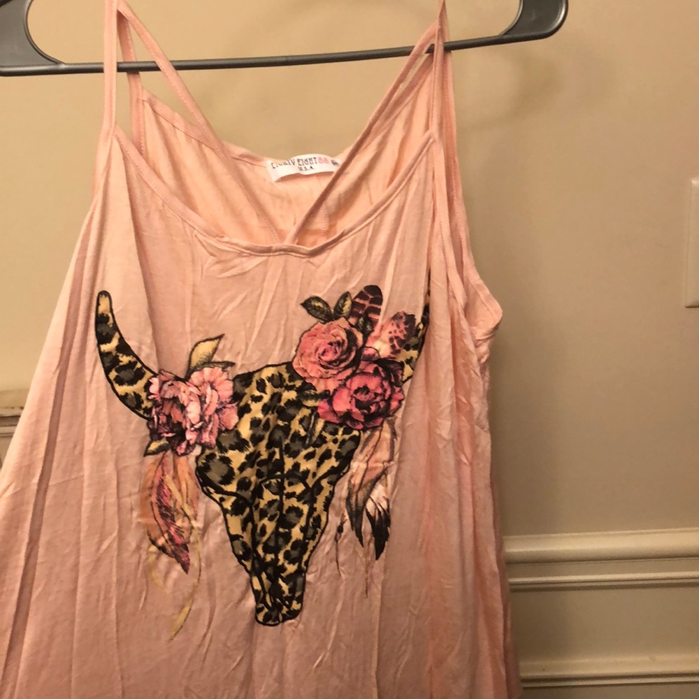 Pink animal top